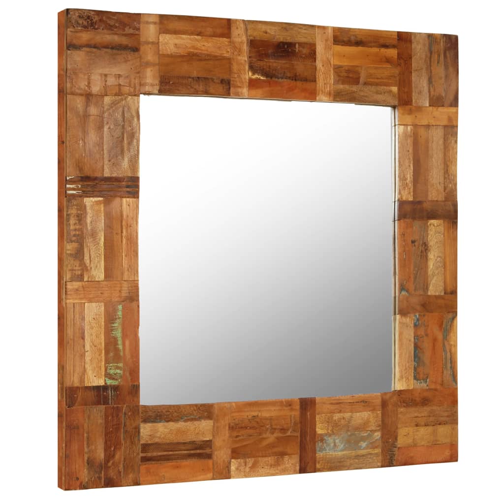 Wall Mirror Solid Reclaimed Wood